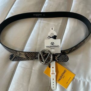 Valentino Snakeskin Belt